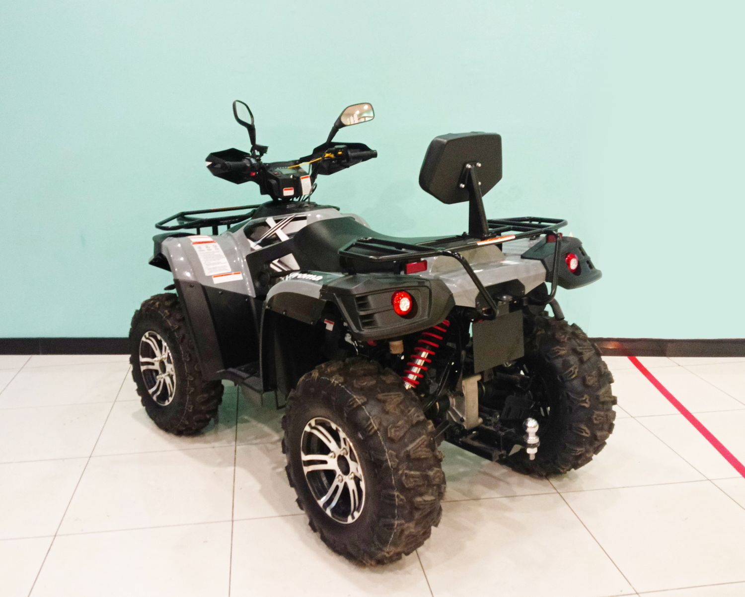 Квадроцикл Linhai-Yamaha D420 PROMAX EFI с ПСМ (Серый)