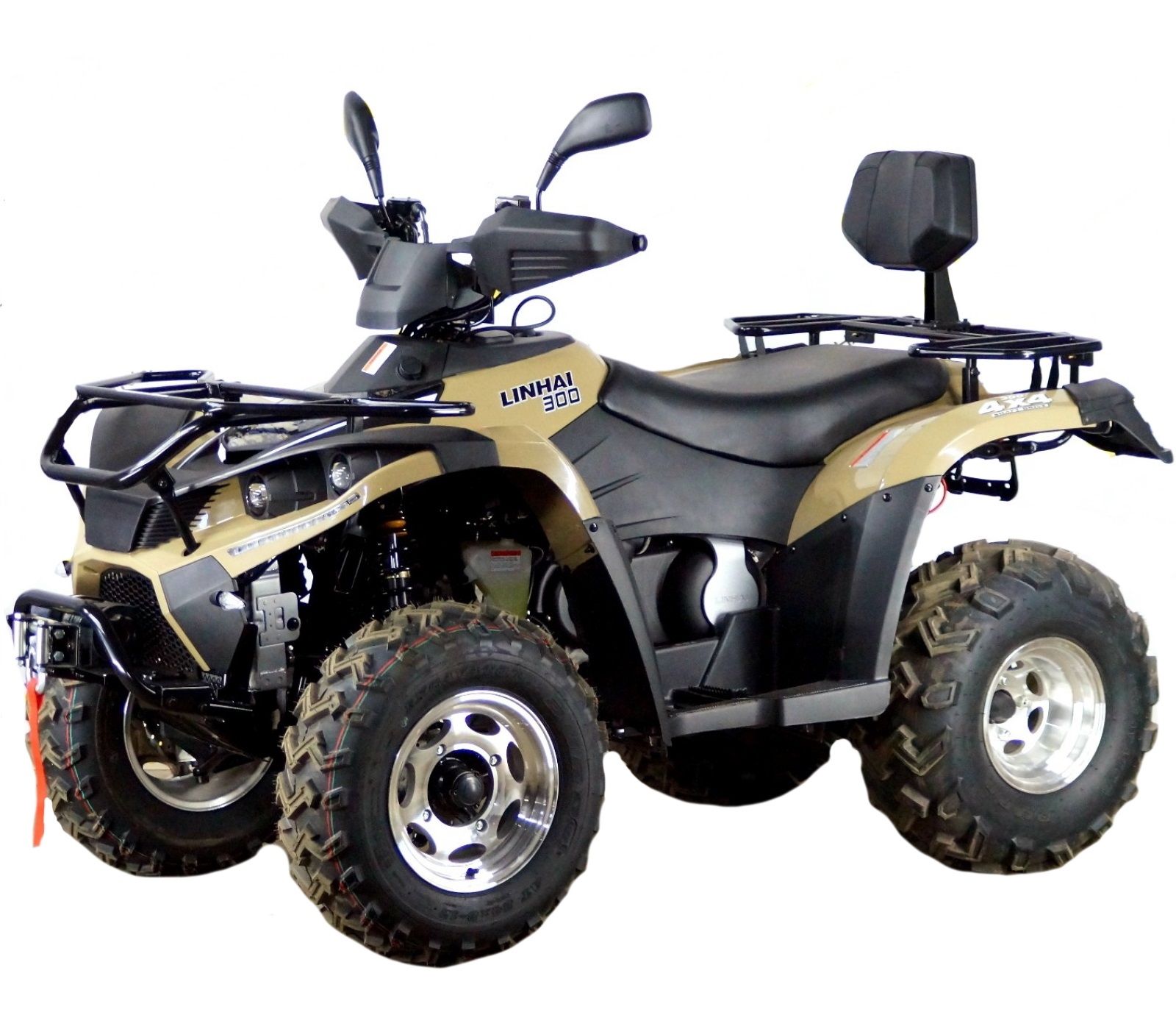 Квадроцикл Linhai-Yamaha D300 с ПСМ (Песочный)