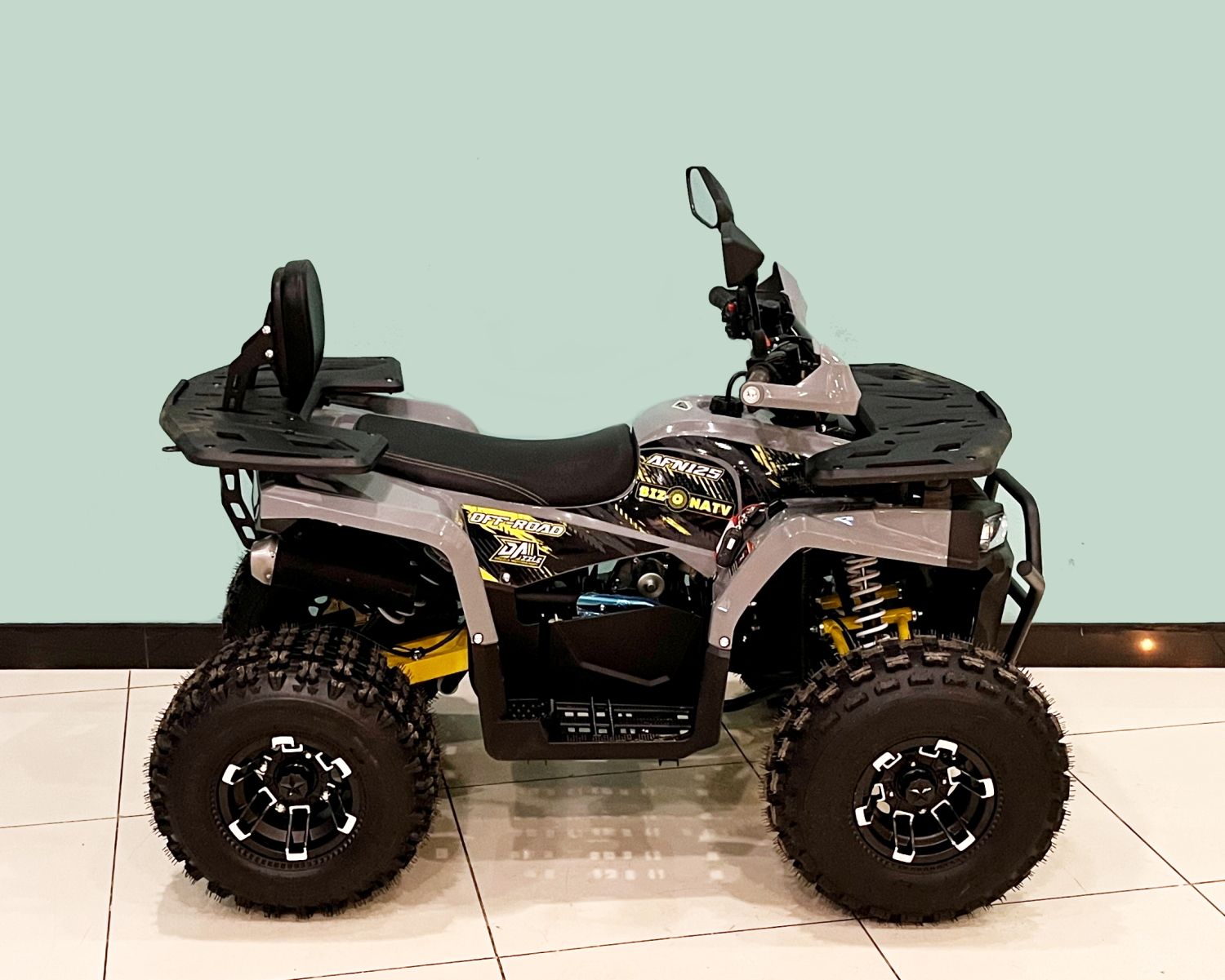 Квадроцикл Bison AFN 125 LUX (Серый)