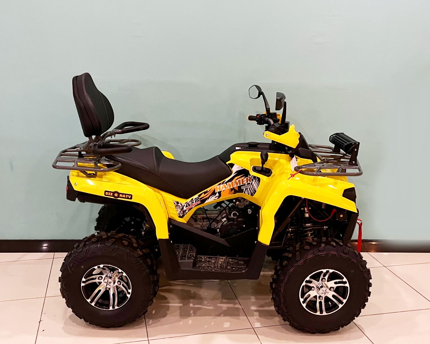 Квадроцикл Bison Hammer 200 Long Lux (Желтый)