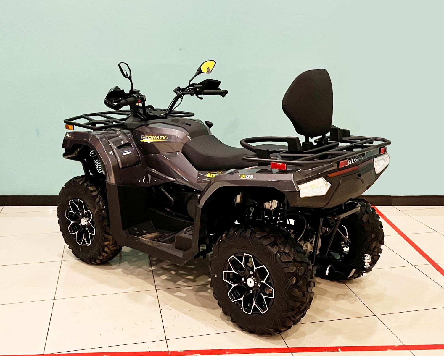 Квадрицикл Bizon YK450AL EPS (ПТС) (Серый)