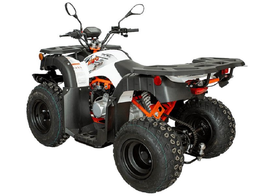 Квадроцикл KAYO AU150 CVT (Бело-черный)