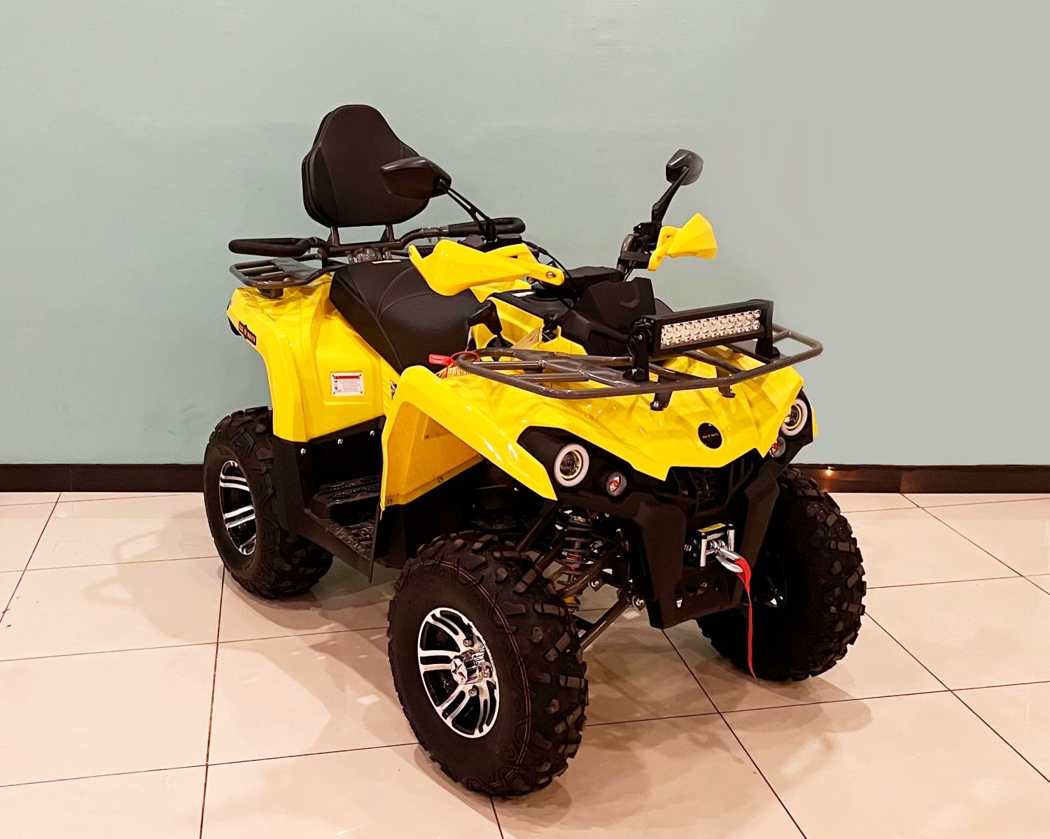 Квадроцикл Bison Hammer 200 Long Lux (Желтый)