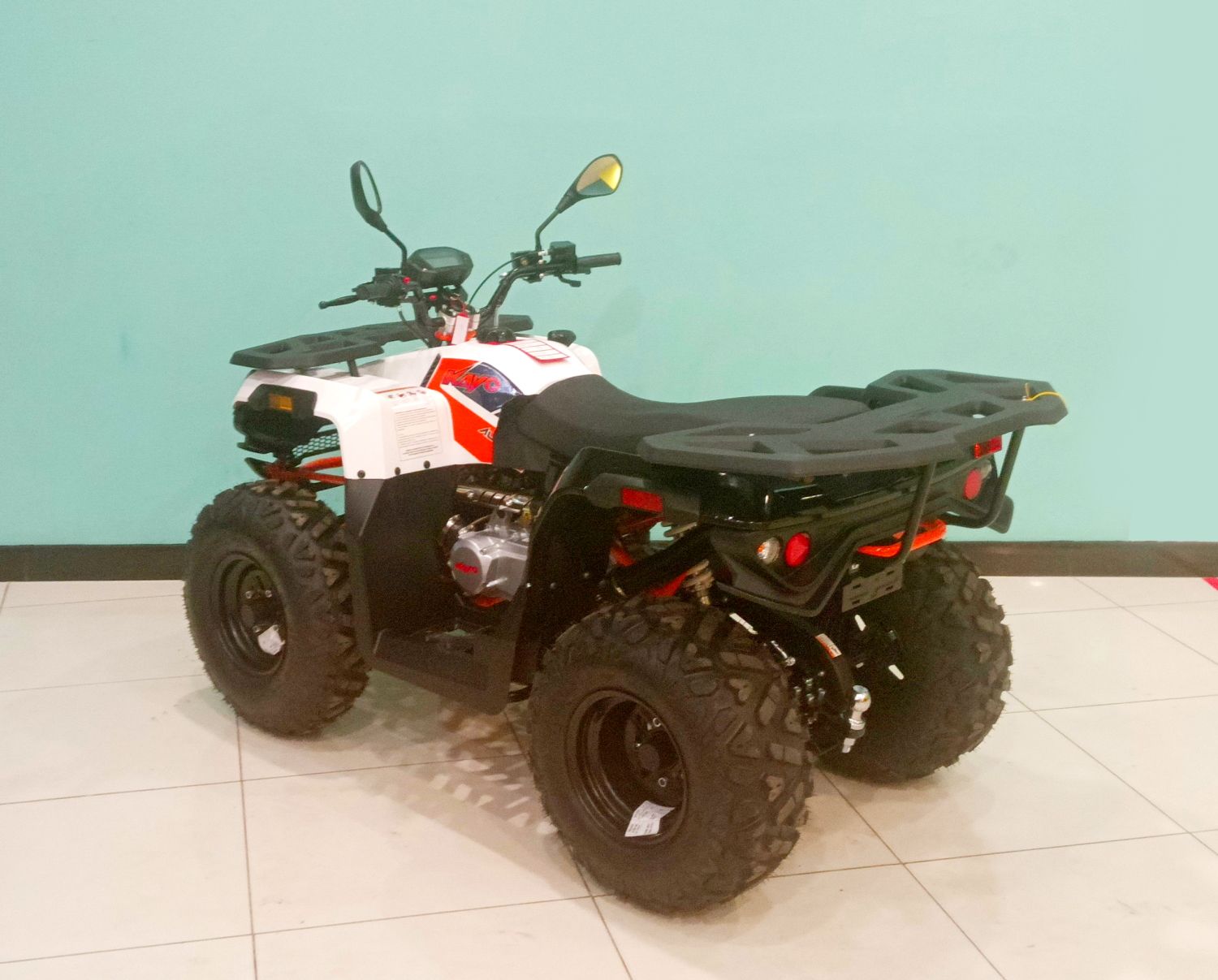 Квадроцикл KAYO AU180 (Черно-белый)