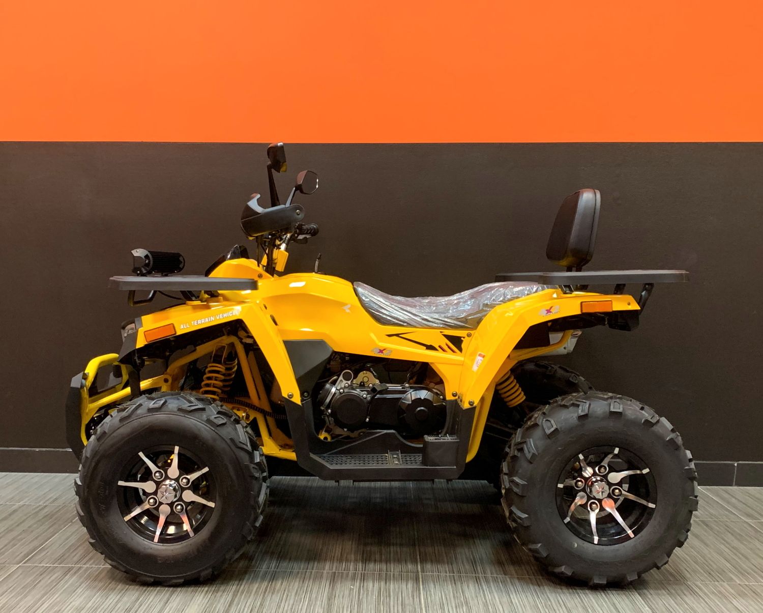 Квадроцикл MotoLand WILD TRACK X PRO 200 (баланс. вал) (Желтый)