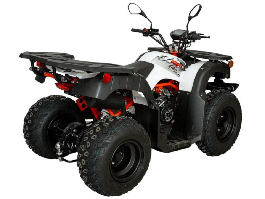 Квадроцикл KAYO AU150 CVT (Бело-черный)