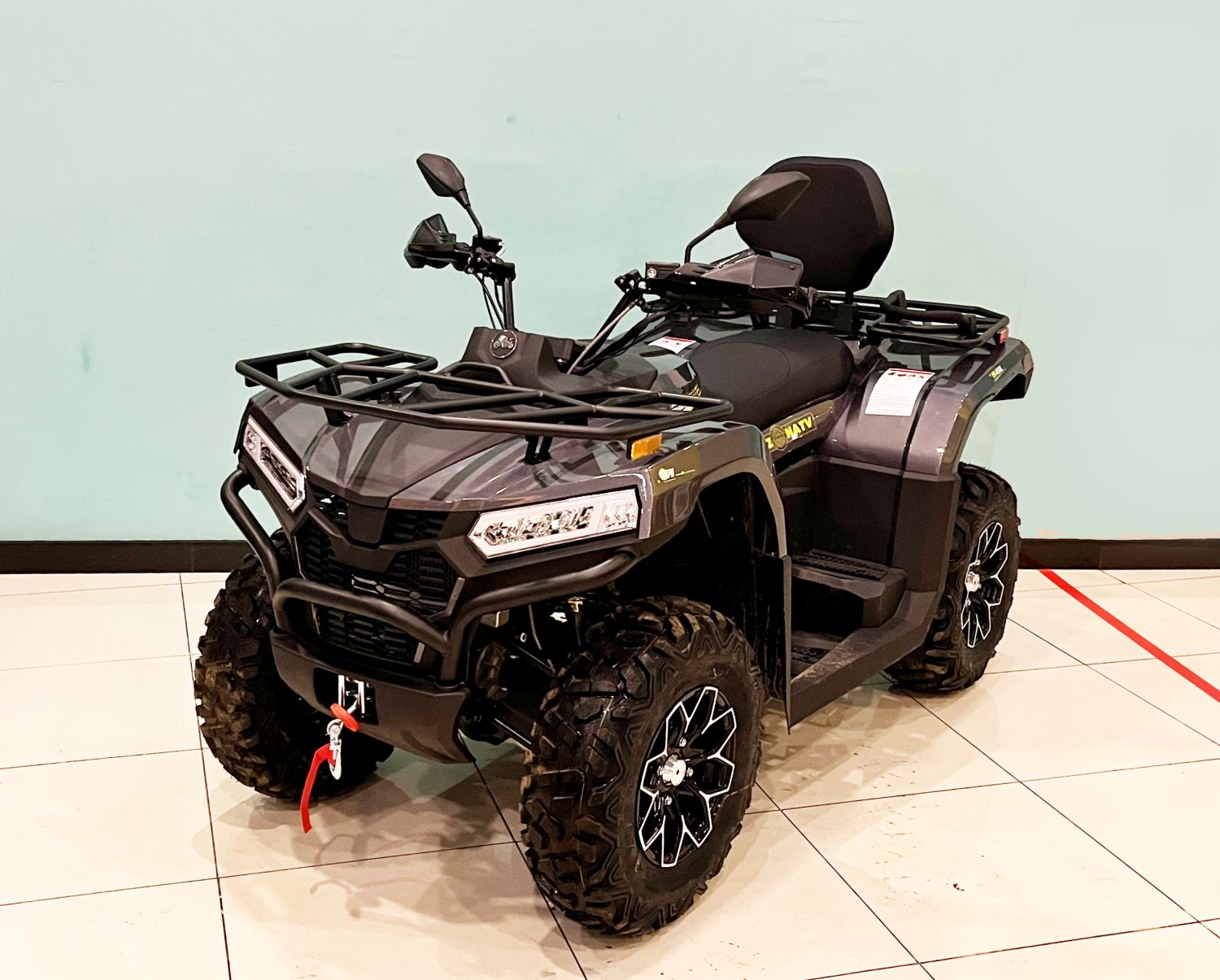 Квадрицикл Bizon YK450AL EPS (ПТС) (Серый)