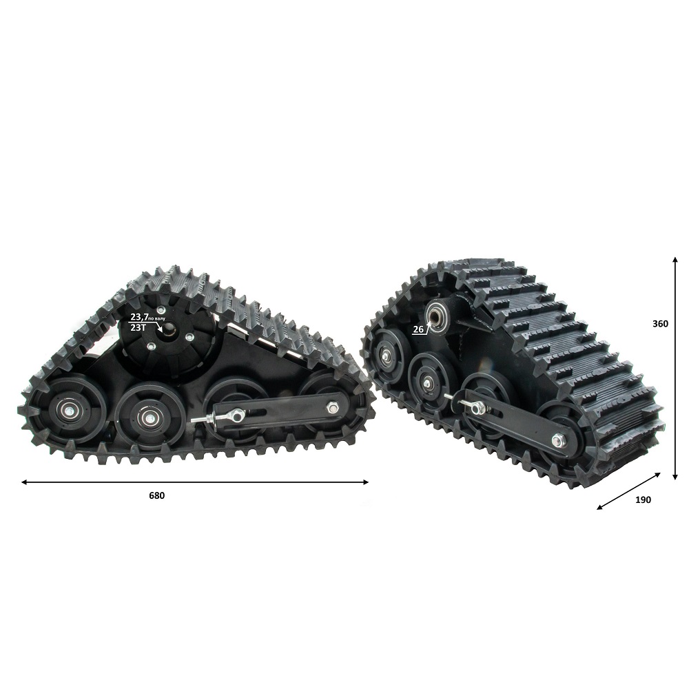 купить Зимний комплект для квадроциклов ATV 125/110 (лыжи + гусеницы)