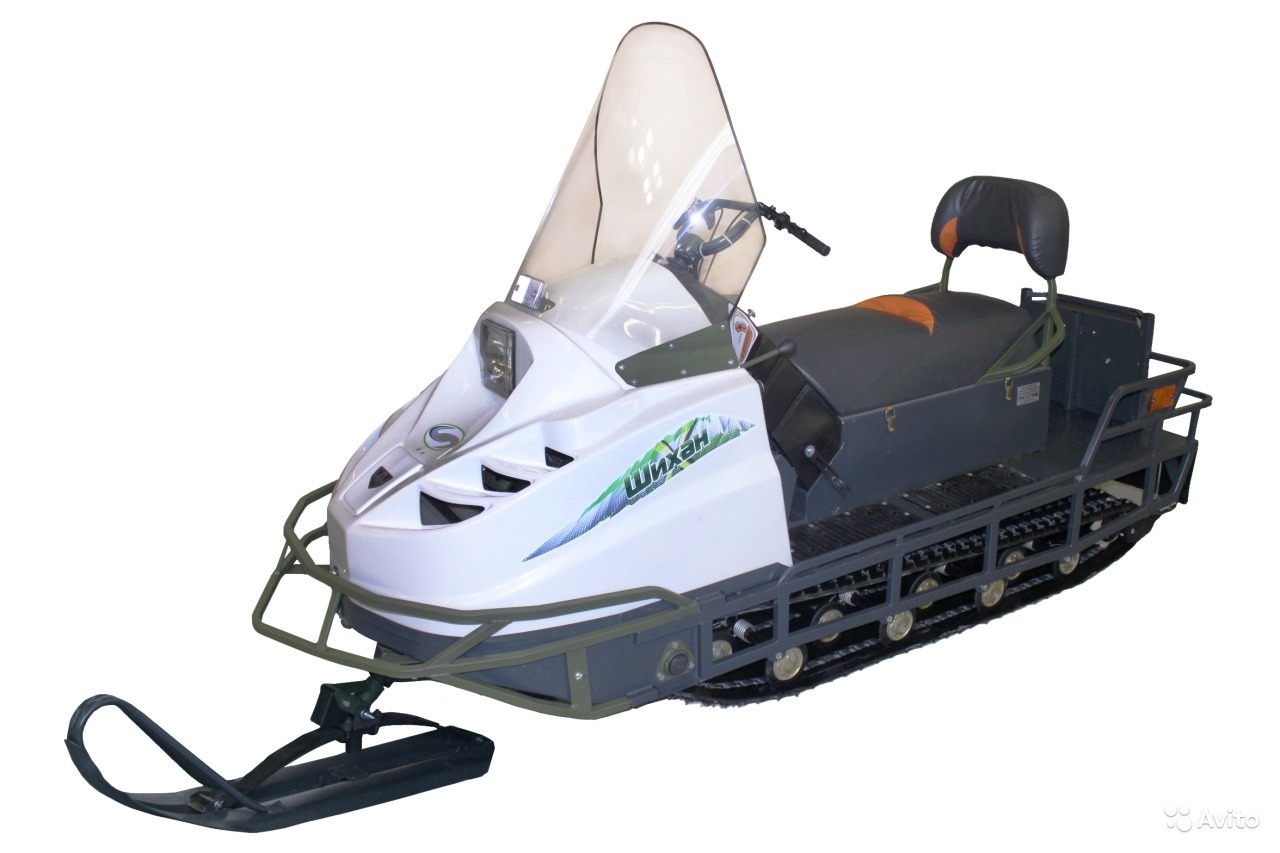 Снегоход ШИХАН К-1 "ЯВТ-640" (34 л.с.) (Белый)