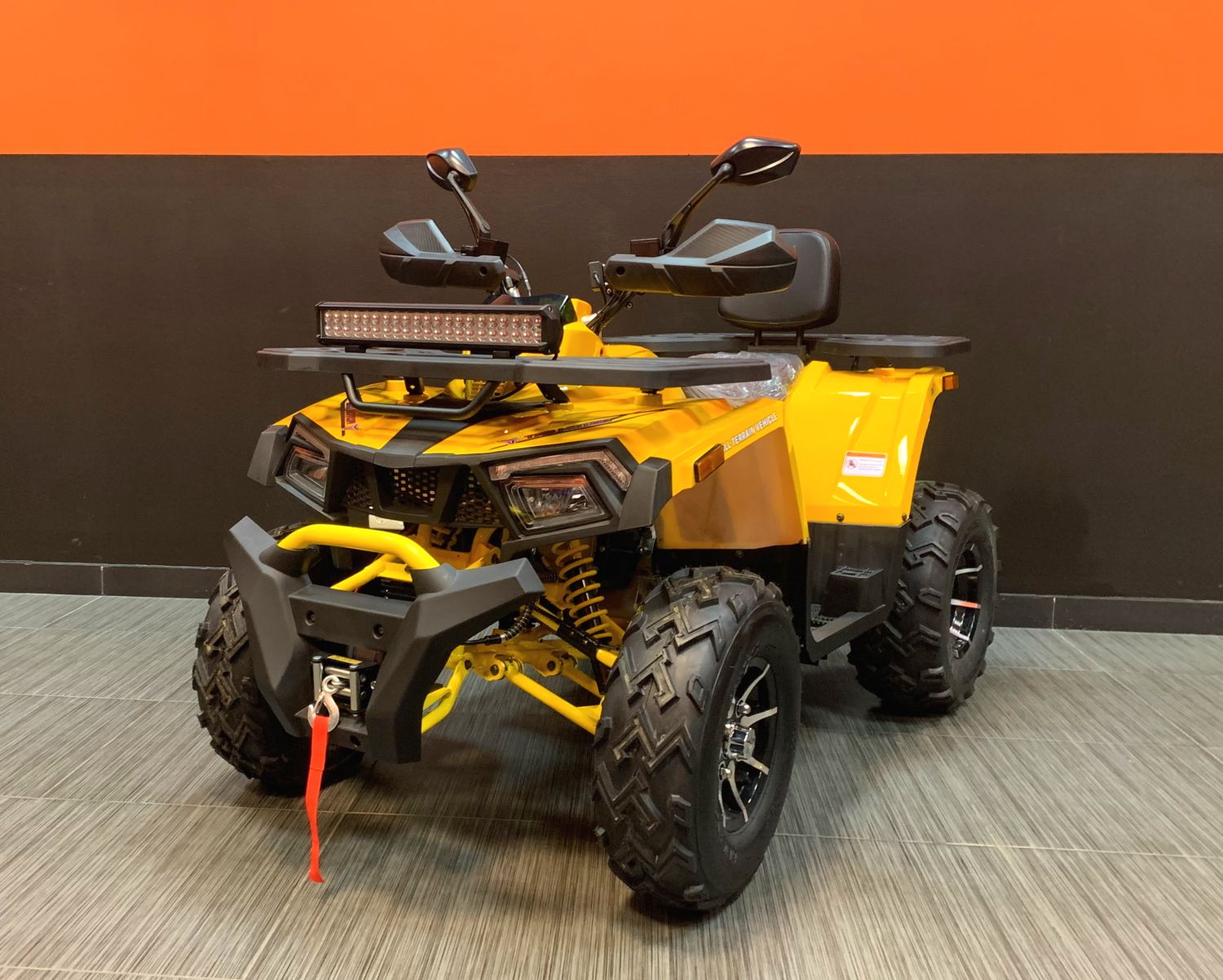 Квадроцикл MotoLand WILD TRACK X PRO 200 (баланс. вал) (Желтый)